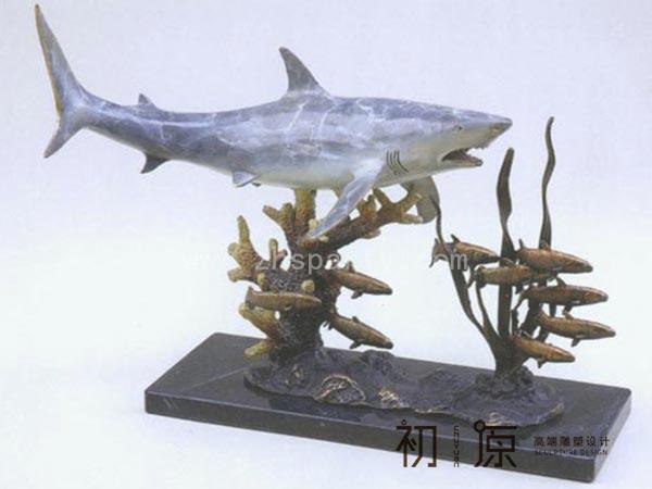 CYB-30鱼类铜雕塑