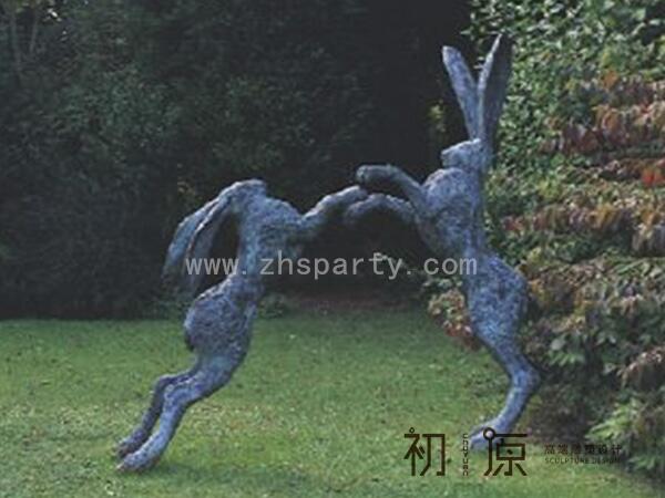 CYB-21兔子石雕塑