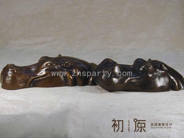 CYB-05河马铜雕塑