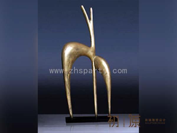 CYB-258铜鹿雕塑
