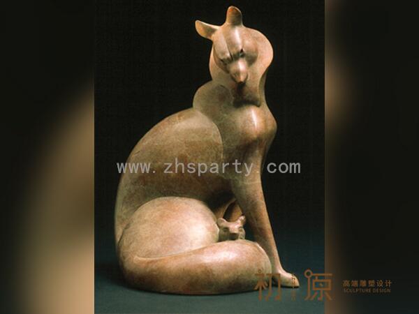 CYB-304铜袋鼠雕塑