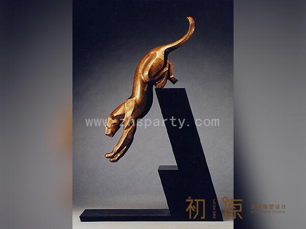 CYB-340铜豹雕塑