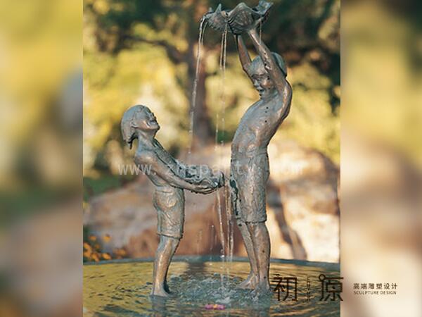 CYE-139儿童嬉戏铜雕塑